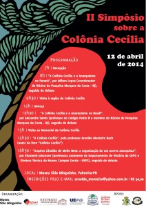 II Simpósio sobre a Colônia Cecília